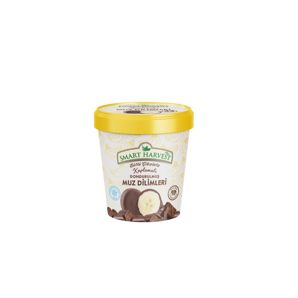 Smart Harvest Donuk Meyve Taneleri - Sütlü Çikolata Kaplı Muz 150 gr